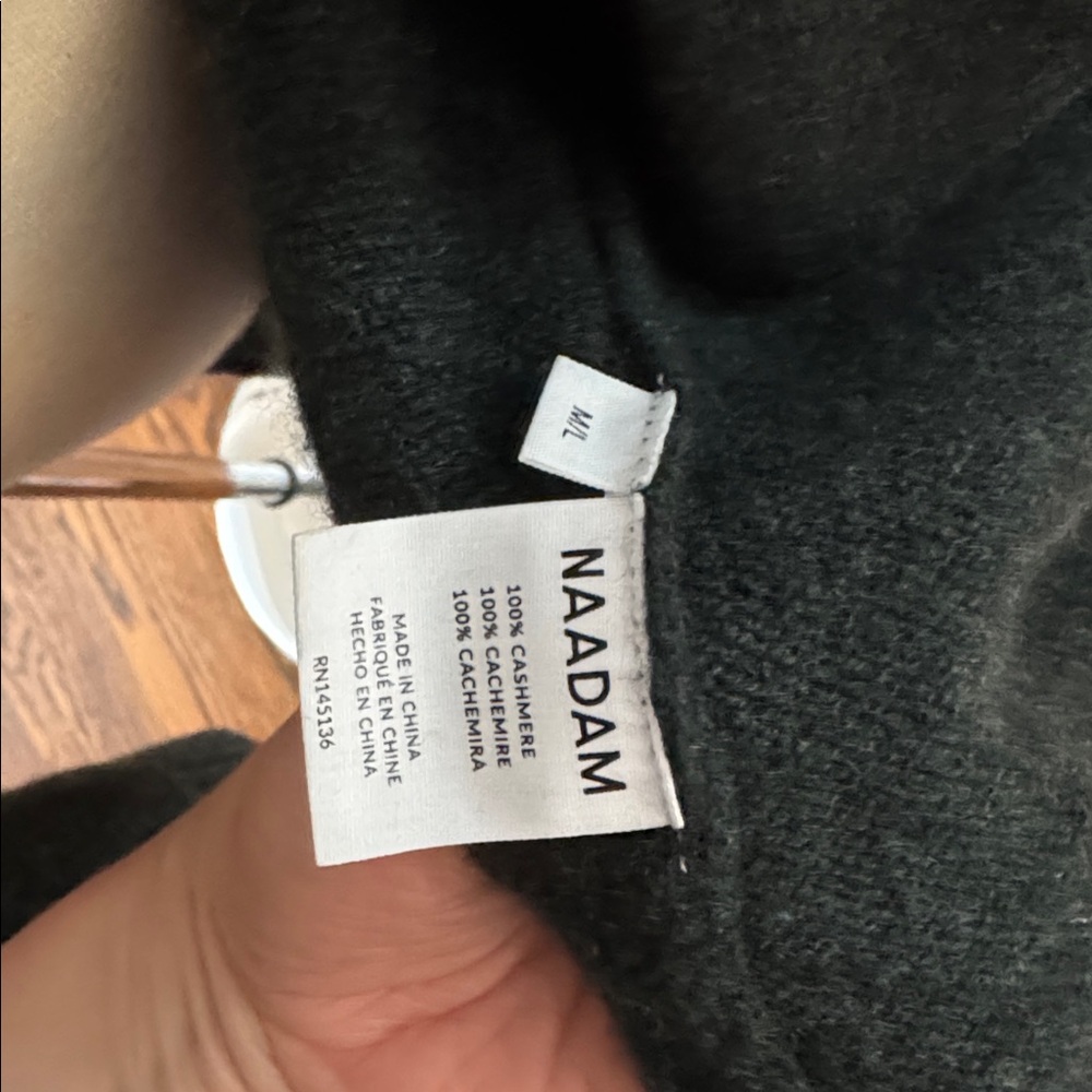 EUC - Dark Green Open Front Cardigan - Picture 4 of 4